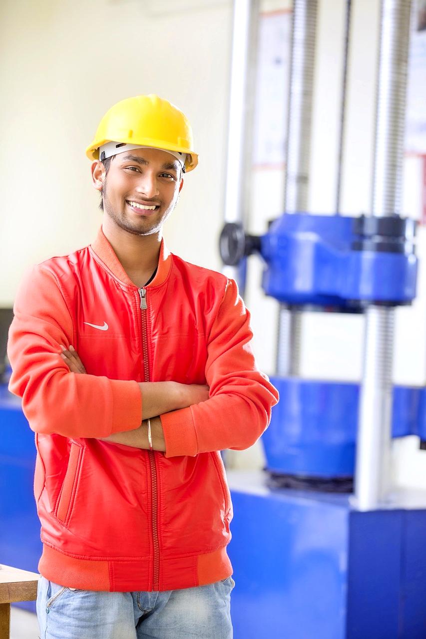 Engineer analyzing CAD model for reverse engineering
